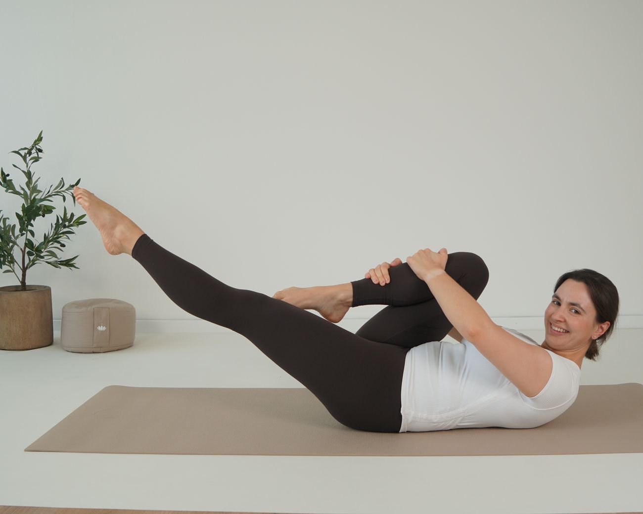 Klassisches Pilates – Übung auf der Matte im Onlinekurs von pure prevention